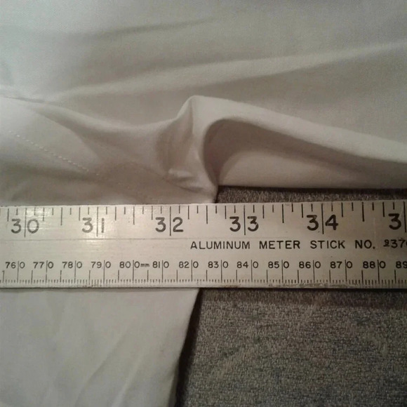 Men's Forsyth White Short Sleeve Dress Shirt NWOT Size  20 - Picture 11 of 12